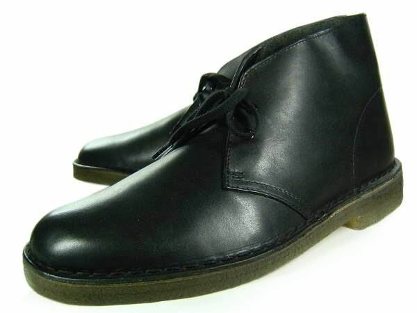 【送料無料】CLARKS DESERT BOOTBLACK LEATHER 111443クラークス デザートブーツ ブラックレザー 【RCPsuper1206】