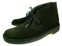 【送料無料】CLARKS DESERT BOOTBLACK SUEDE 31691クラークス デザートブーツ ブラックスウェードクレープソール US企画 メンズ 【RCPsuper1206】