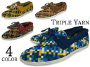 TRIPLE YARN トリプルヤーン デッキシューズ メン...