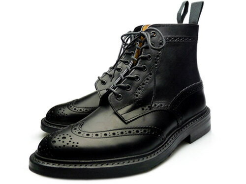 TRICKER'S COUNTRY BOOTS MALTONBLACK M2508トリッカーズ カントリーブーツ マートン ブラック【送料無料】　