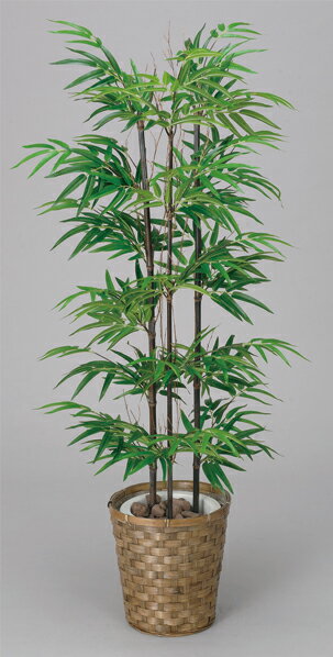 ★送料無料★ 黒竹 観葉植物 120cm 和風 人工樹 鉢植え WC3507-150