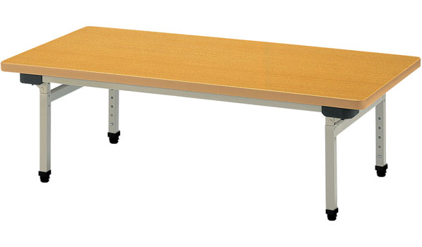 ★新品★折り畳みテーブル 高さ調節式 座卓 机 つくえ 作業用折り畳みテーブル W=1200mm 高さ調整機能 　《60％OFF》
