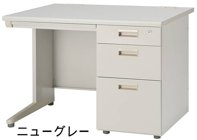 ★新品★片袖机 107 デスク 事務机 平机 両袖机 100cm 1000mm