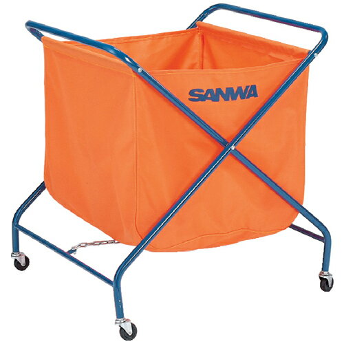 ボールカゴ 折りたたみ式 キャスター脚 収納 S-0368の画像