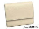 【美品】 CELINE セリーヌ スモール トリフォールド ウォレット コンパクト 三つ折り 財布 サイフ カーフ ベージュ 10B573BEL 【A38739】 【中古】