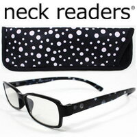 ベイライン [neck readers] ネックリーダー PCメガネ 老眼鏡 ドット[ブラ…...:loupe-studio:10481551