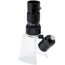 ギャラリースコープ KM-412LS 12倍 ライトスタンド付き 小型顕微鏡 送料無料 