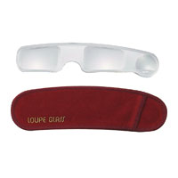 ルーペグラス LG-10A 度数3デイオプター 携帯型シニアグラスタイプ 老眼鏡のように使えるルーペ 【メ対:25】