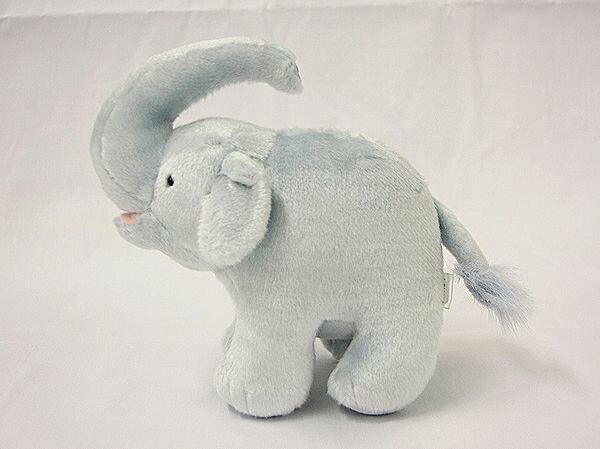 アジアゾウ BLUE　サイズ：L19cm(メール便NGです)カワイイぞう・象のぬいぐるみ！