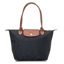 【スマホからエントリーでポイント10倍 9/23 9:59まで】ロンシャン ル プリアージュ トートバッグ LONGCHAMP 2605 089 001 BLACK