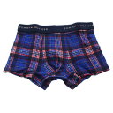 TOMMY HILFIGER トミー ヒルフィガー ボクサーパンツ メンズ 1U87903008 ブルーチェック Sサイズ