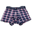 TOMMY HILFIGER トミー ヒルフィガー ボクサーパンツ メンズ 1U87903011 パープルチェック Sサイズ