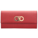 Ferragamo フェラガモ 長財布 227121 ROSSO ガンチーニ