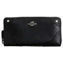 コーチ アウトレット 長財布 COACH OUTLET F52645 SV/BK ミッキー グレーンレザー cooc