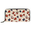 【ポイント5倍 10/23 9:59まで】 コーチ アウトレット 長財布 COACH F57649 SVCAH ティーローズ フローラルプリント 【ccoo】