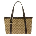 GUCCI グッチ トートバッグ レディース ベージュ ブラウン 141470 KY9JG 9643