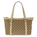 GUCCI グッチ トートバッグ レディース ベージュ ホワイト 141470 KY9JG 9773