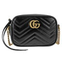 GUCCI グッチ ショルダーバッグ レディース GGマーモント ブラック 448065 DTD1D 1000