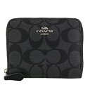 COACH OUTLET コーチ アウトレット 二つ折り財布 レディース ブラック F30308 SVDK6