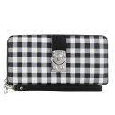 Guess ゲス 長財布 レディース ブラック ホワイト GI669346 CHECKER
