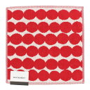 marimekko マリメッコ ミニタオル ホワイト レッド 068762 130