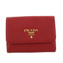 PRADA プラダ 折財布 レディース レッド 1MH523 QWA F068Z FUOCCO
