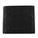 COACH OUTLET コーチ アウトレット 二つ折り財布 メンズ ブラック F75371 BLK