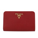 PRADA プラダ 二つ折り財布 レディース レッド 1ML225 QWA F068Z FUOCO