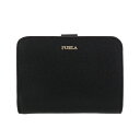 FURLA フルラ 二つ折り財布 レディース バビロン ブラック 1000421 PBF8 ONYX
