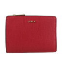 FURLA フルラ 二つ折り財布 レディース バビロン レッド 943513 PU75 RUBY