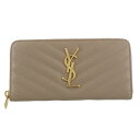 SAINT LAURENT PARIS サンローラン パリ 長財布 レディース グレー 358094 BOW01 1722 DUSTY GREY