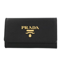 【P10倍 5/3 0時-5/6 24時】<strong>プラダ</strong> PRADA <strong>キーケース</strong> レディース ブラック 1PG004 QWA F0002 NERO