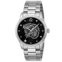 【ポイント10倍 9/25 0:00~48時間限定】GUCCI グッチ 腕時計 ユニセックス Gタイムレス ブラック YA1264125