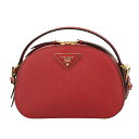 PRADA プラダ ショルダーバッグ レディース レッド 1BH123 SAFFIANO LUX F068Z FUOCO