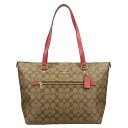 COACH OUTLET コーチ アウトレット トートバッグ シグネチャー カーキ ポピー 79609 IMN91