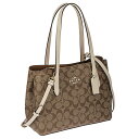 COACH OUTLET コーチ アウトレット トートバッグ シグネチャー カーキ チョーク 73293 IMDJ8