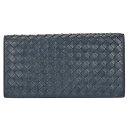 【ポイント5倍 9/25 0:00~48時間限定】BOTTEGA VENETA ボッテガヴェネタ 長財布 メンズ ライトトルマリンブルー 577559 V4651 4013