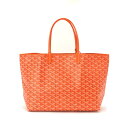 【送料無料】GOYARD（ゴヤール）GOYARD ゴヤール　サンルイPM　PVC　オレンジ　トートバッグ