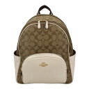 COACH OUTLET コーチ アウトレット バックパック シグネチャー カーキ チョーク 5671 IMDJ8