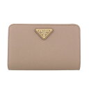 PRADA プラダ 二つ折り財布 レディース サフィアーノ ベージュ 1ML225 QHH F0236 CIPRIA