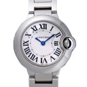 Cartier カルティエ W69010Z4 バロンブルー SM シルバー レディース