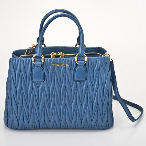 miu miu ミュウミュウ RN0873 MATELASSE LUX COBALTO トートバッグ