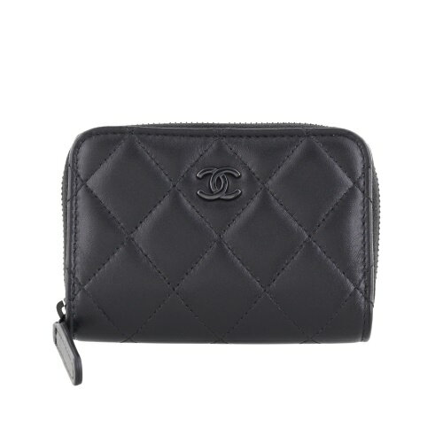 シャネル コインケース レディース ブラック CHANEL AP0216 B06311 94305