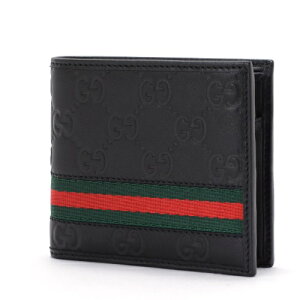 GUCCIグッチ138073AOVBR1060グッチシマ二つ折り財布