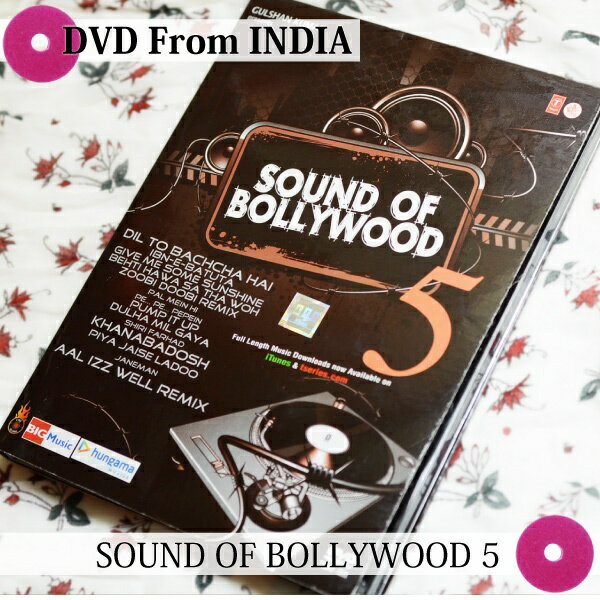 【特選】本場インドのDVDSOUND OF BOLLYWOOD 5ボリウッド決定版！メール便発送可