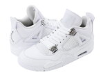 NIKE AIR JORDAN 4 RETRO ナイキ エア ジョーダン 4 レトロ WHITE/METALLIC SILVER/PURE PLATINUM
