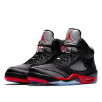NIKE AIR JORDAN 5 RETRO ナイキ エア ジョーダン 5 レトロ SATIN BLACK/UNIVERSITY RED 136027-006