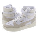 PUMA SKY LX MID LUX v[} XJC LX ~bh bNX WHITE WHISPER WHITE 372870-01