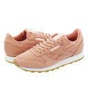 【毎日がお得!値下げプライス】 Reebok CL LEATHER ESTL リーボック クラシックレザー CHALK PINK/WHITE