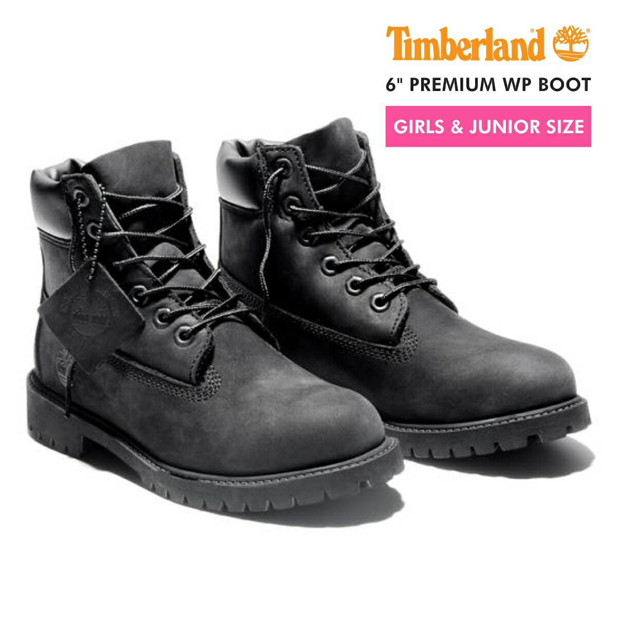 【23%OFF】【送料無料】【即日発送対象外】TIMBERLAND 6inch PREMIUM BOOTSティンバーランド 6インチ プレミアム ブーツ【JUNIOR'S】BLACK【送料無料】【Timberland ティンバーランド 6inch】レディースサイズ レビューを書いて送料無料